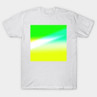 yellow green orange abstract texture T-Shirt